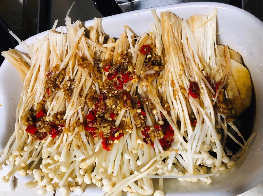 蒜蓉烤金针菇（烤箱版）