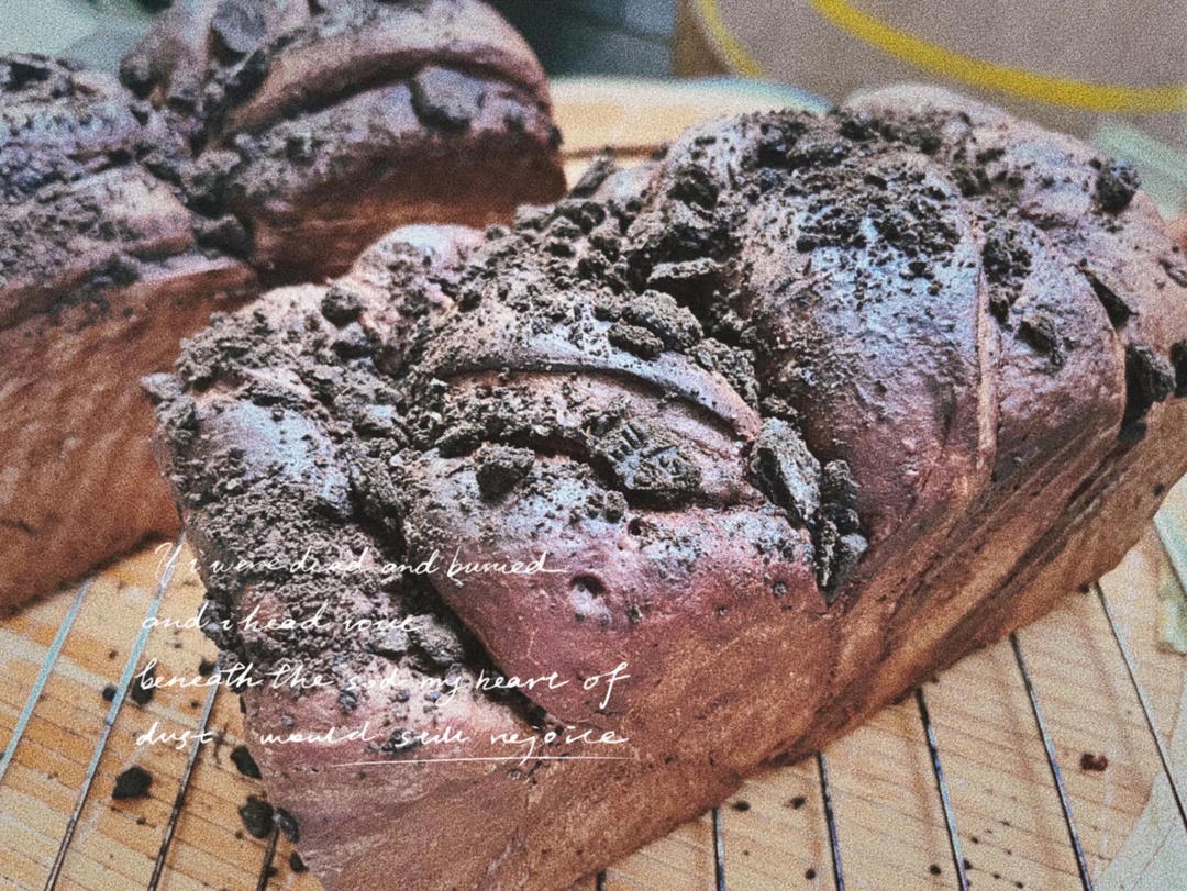 雪山巧克力吐司（巧克力奥利奥吐司面包）