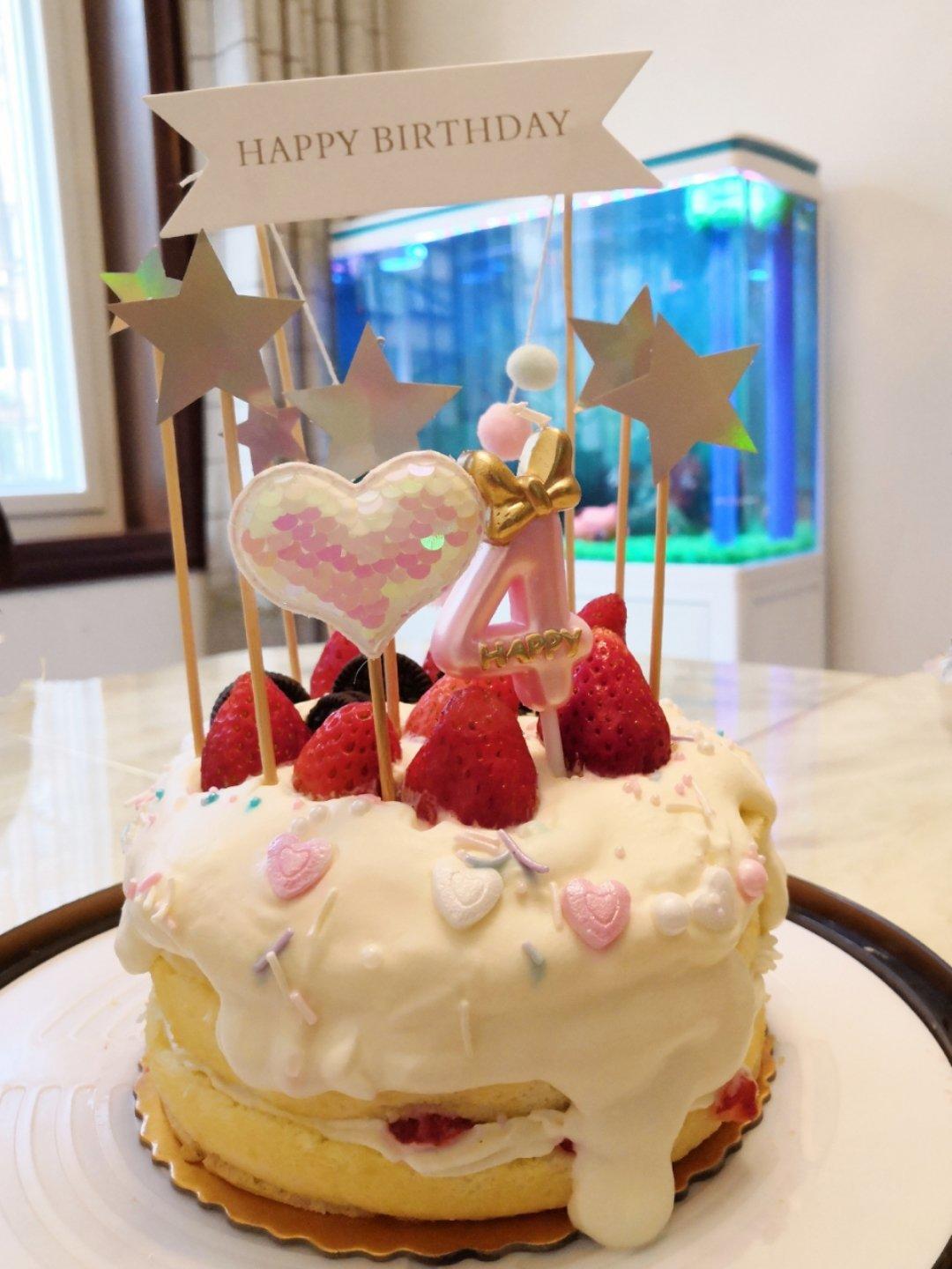 6寸原味戚风蛋糕