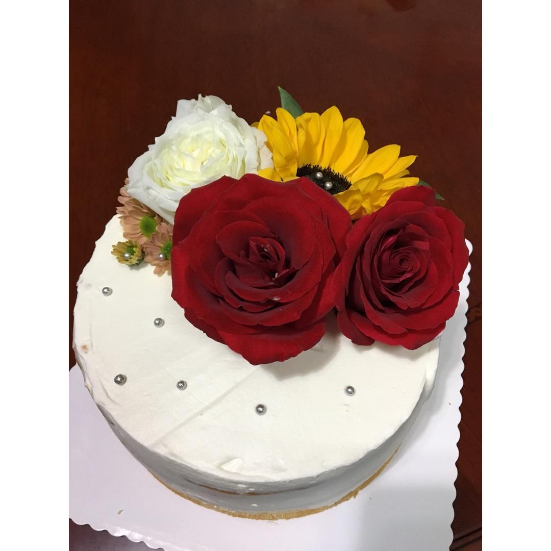 鲜花蛋糕