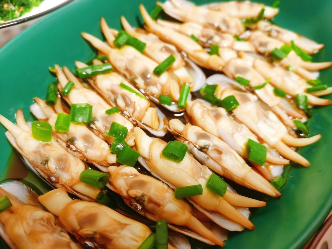 葱油蛏子
