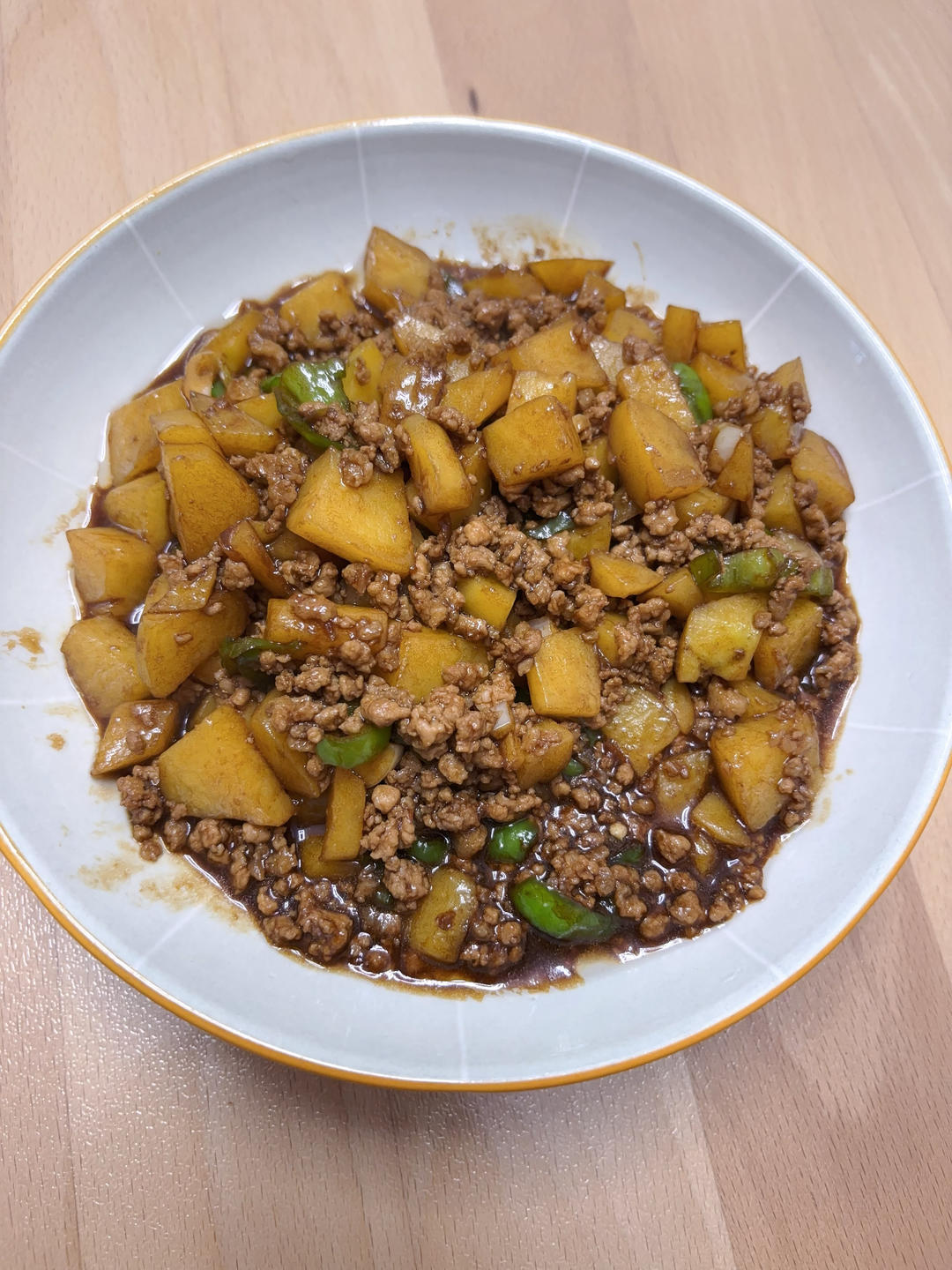 超级下饭的肉沫炒土豆！