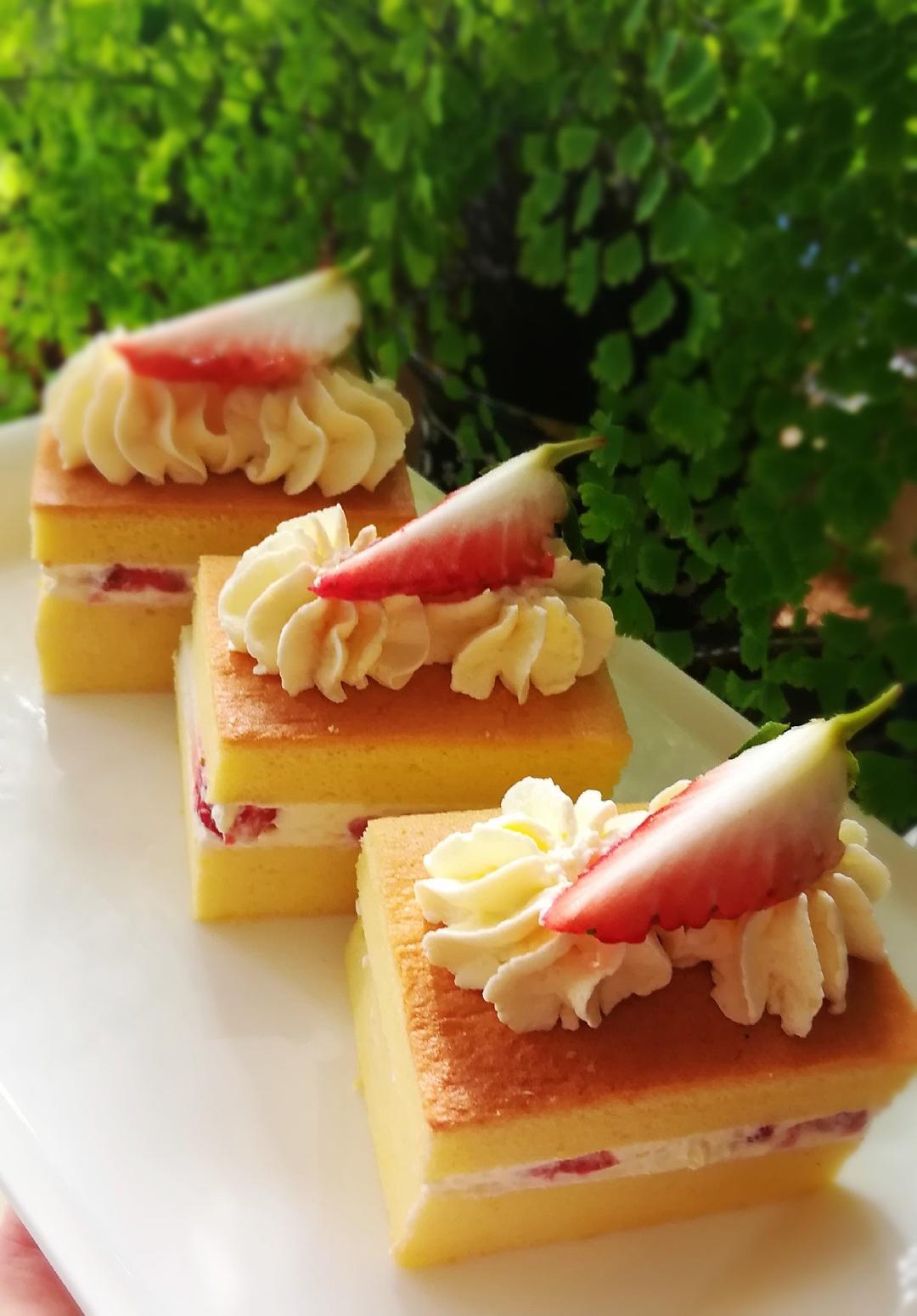 古早蛋糕-抹茶味