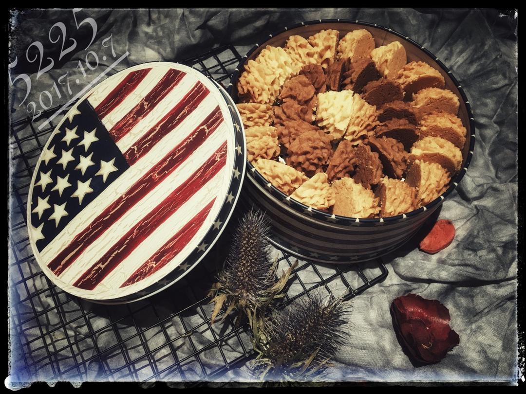 香酥绵粉的榴莲小花/烘焙视频饼干篇3