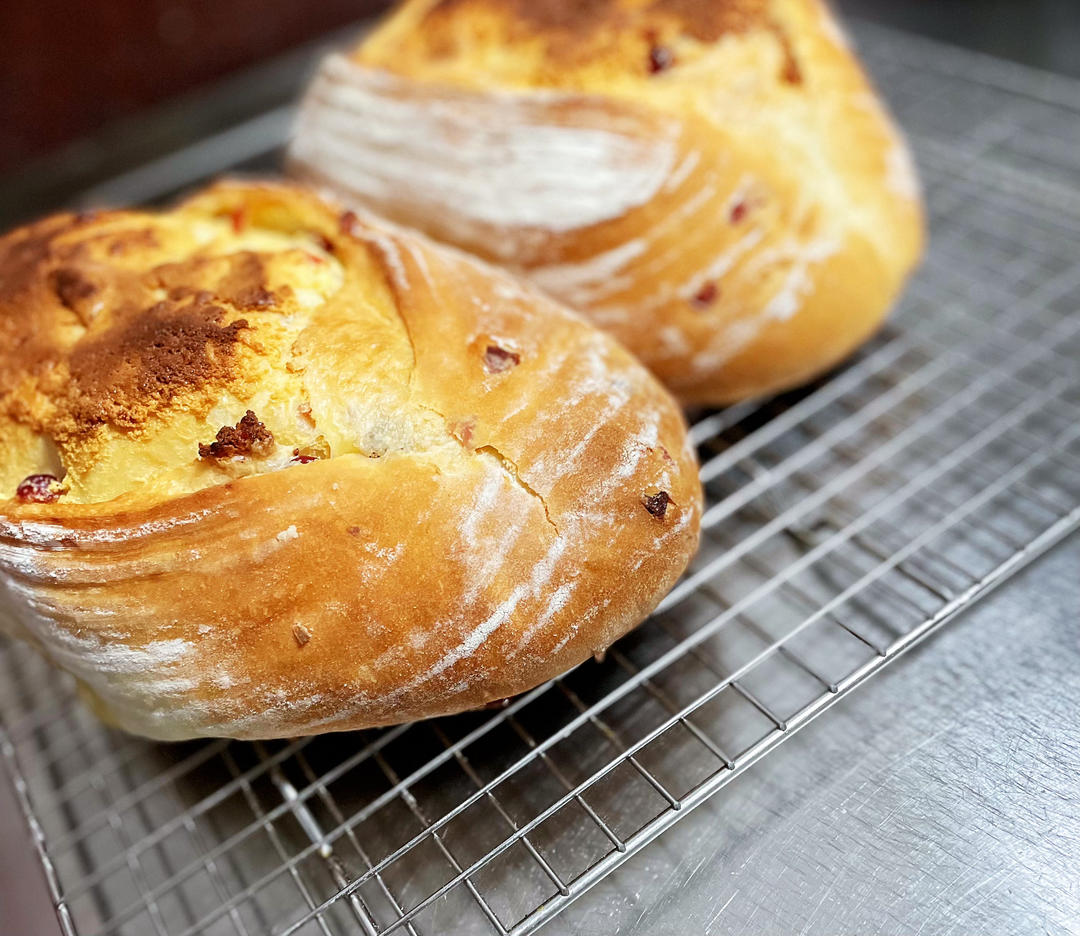 提子奶酥软欧包