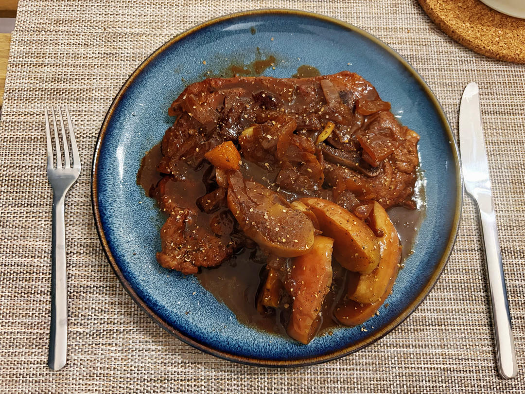 苹果炖猪排（自用）