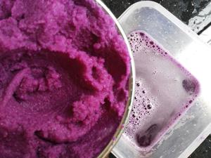 紫包菜手擀面的做法 步骤2
