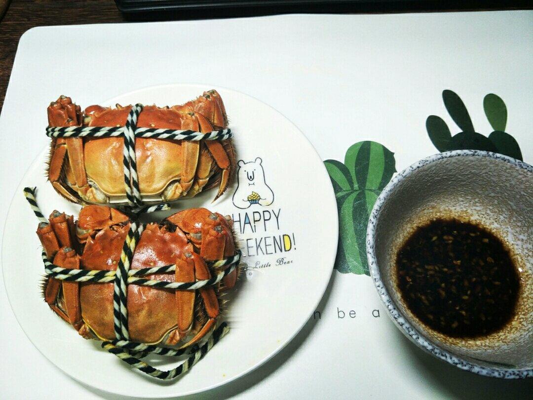 清蒸大闸蟹