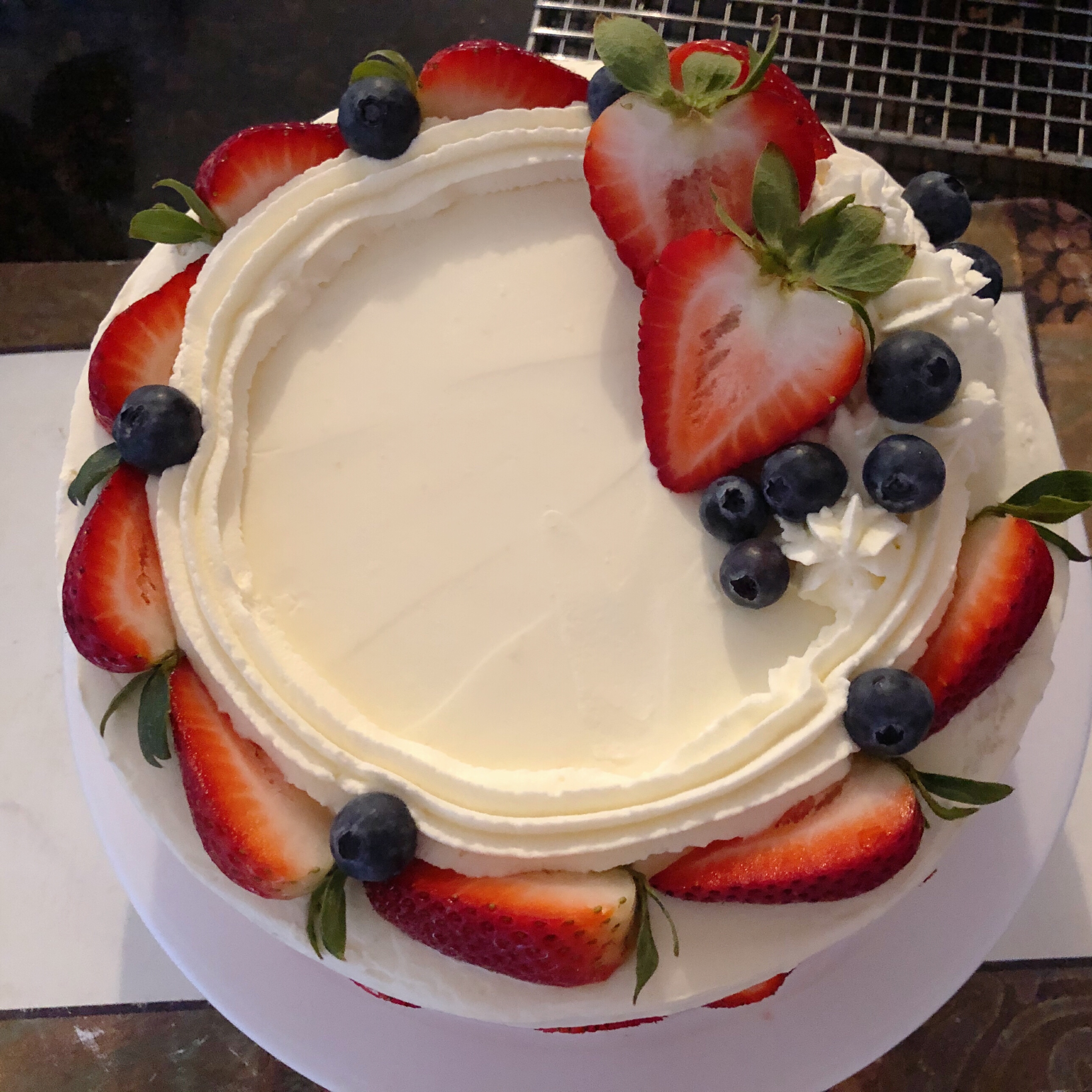 草莓🍓奶油蛋糕的做法