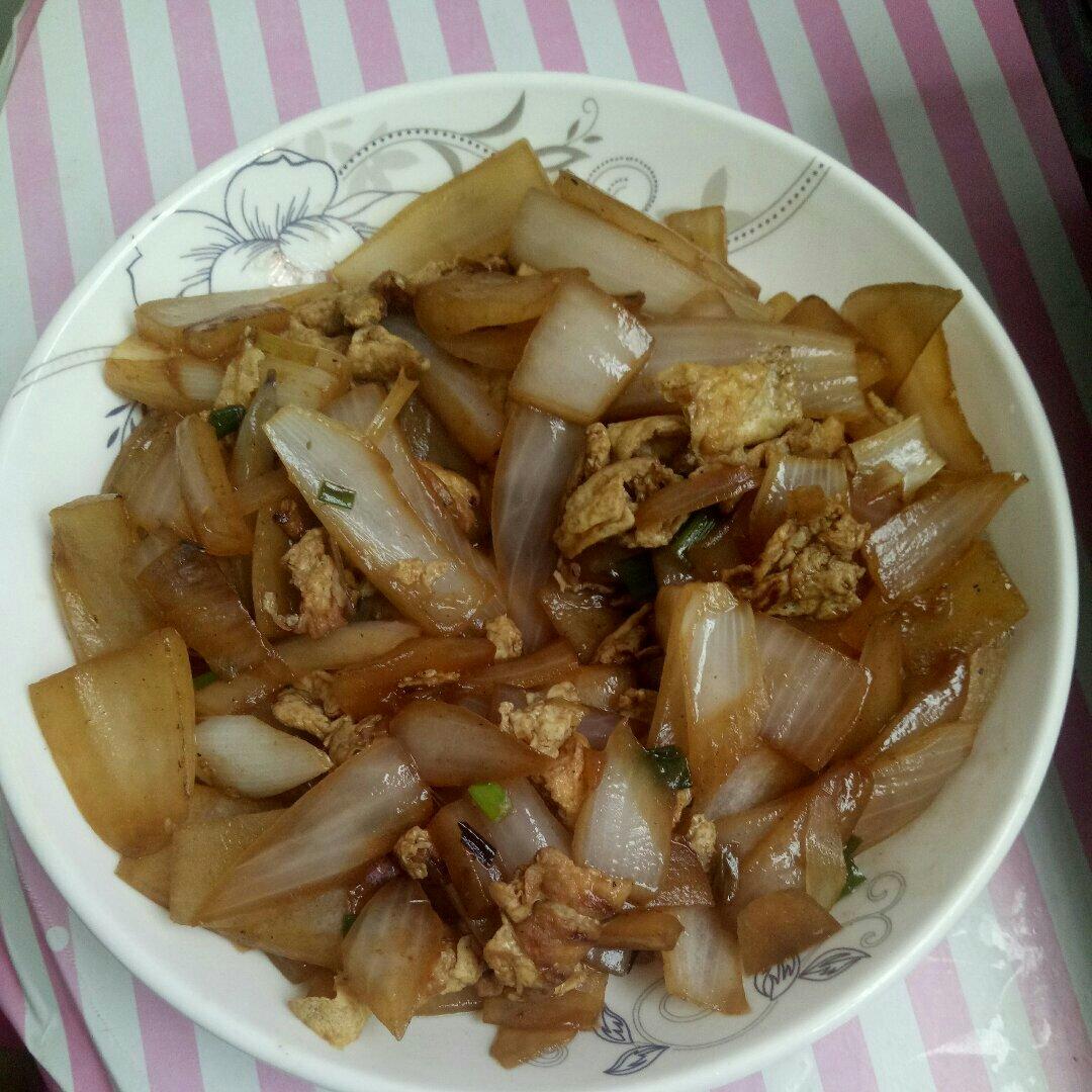洋葱炒鸡蛋