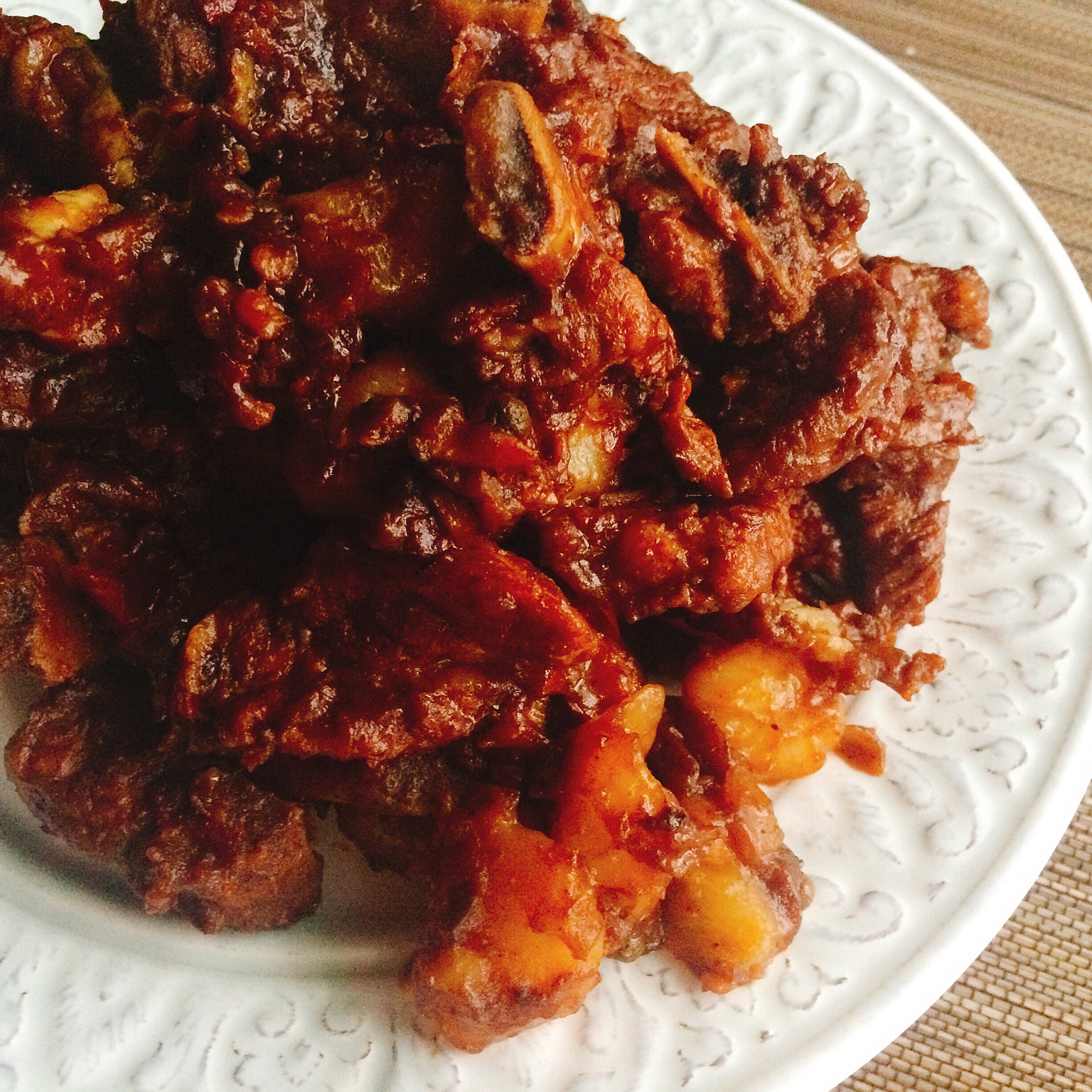 川味土豆烧排骨