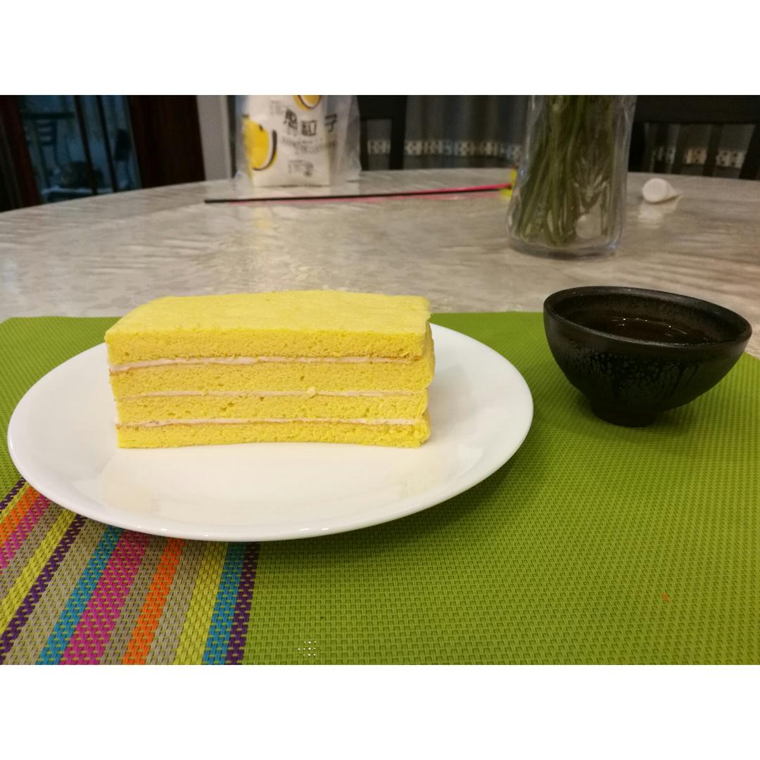 巨巨巨好吃戚风榴莲冻芝士蛋糕