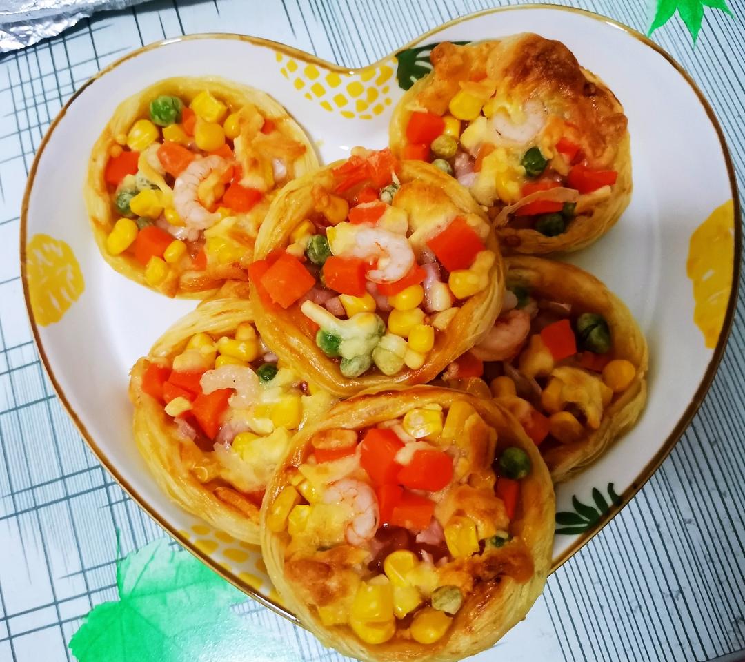 超简单迷你小披萨(蛋挞皮)