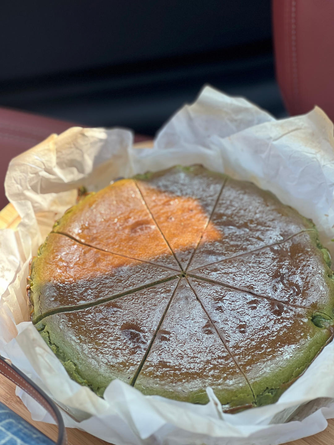 流心抹茶巴斯克芝士蛋糕