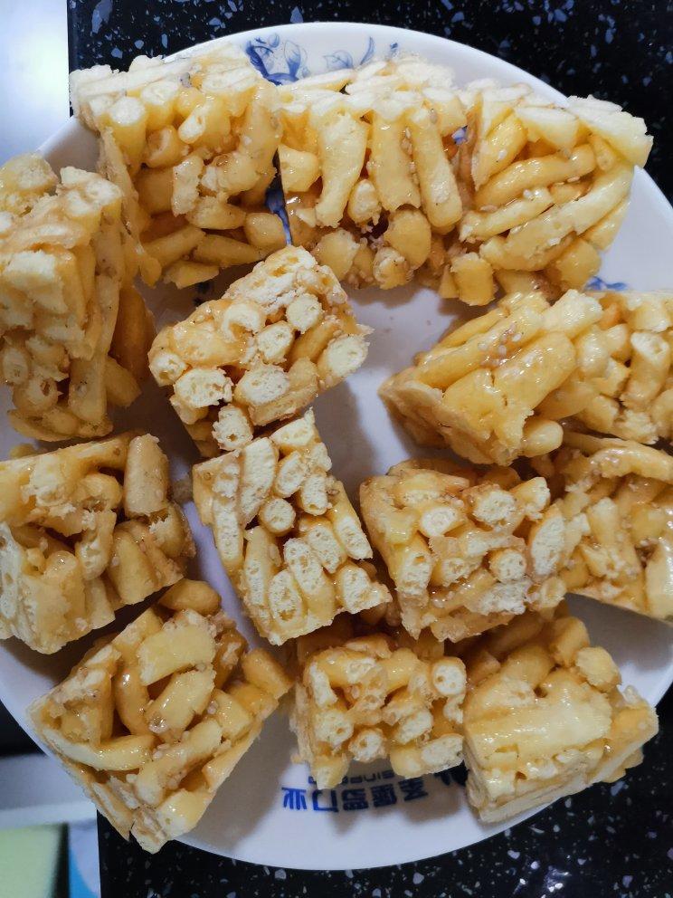 小菜一碟123456做的沙琪玛