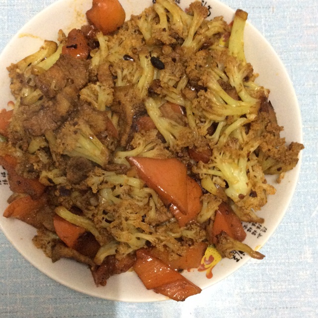 很“浪费”米饭的家常菜之一-------干锅菜花