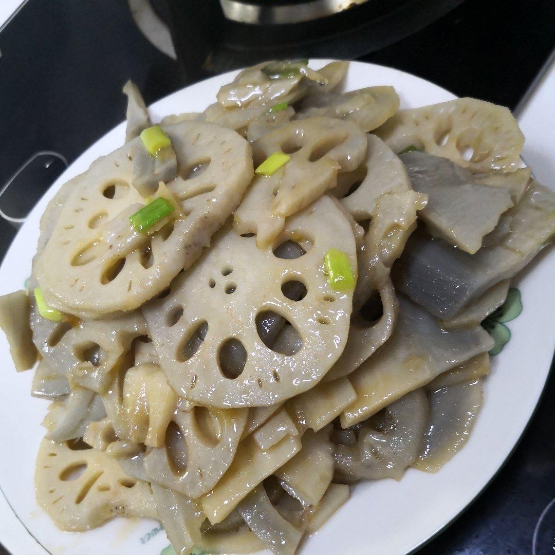 酸甜的开胃菜-  糖醋藕丁
