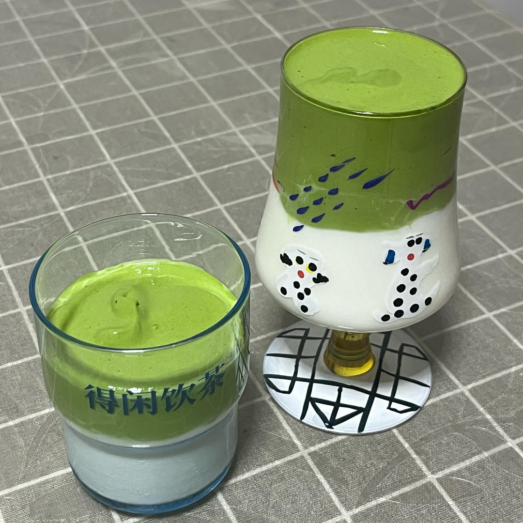 抹茶拿铁属于夏天