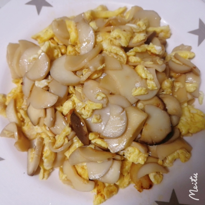杏鲍菇炒鸡蛋