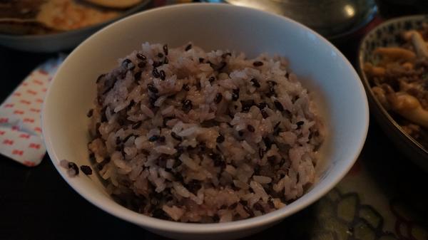 花生紫米饭