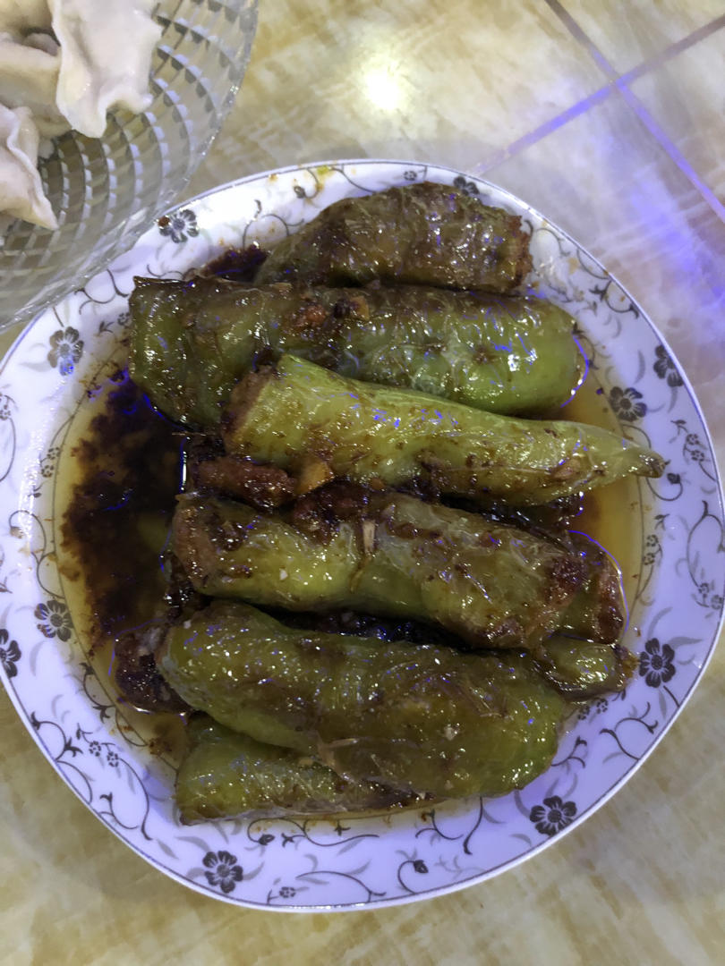 下饭菜肴--青椒酿肉