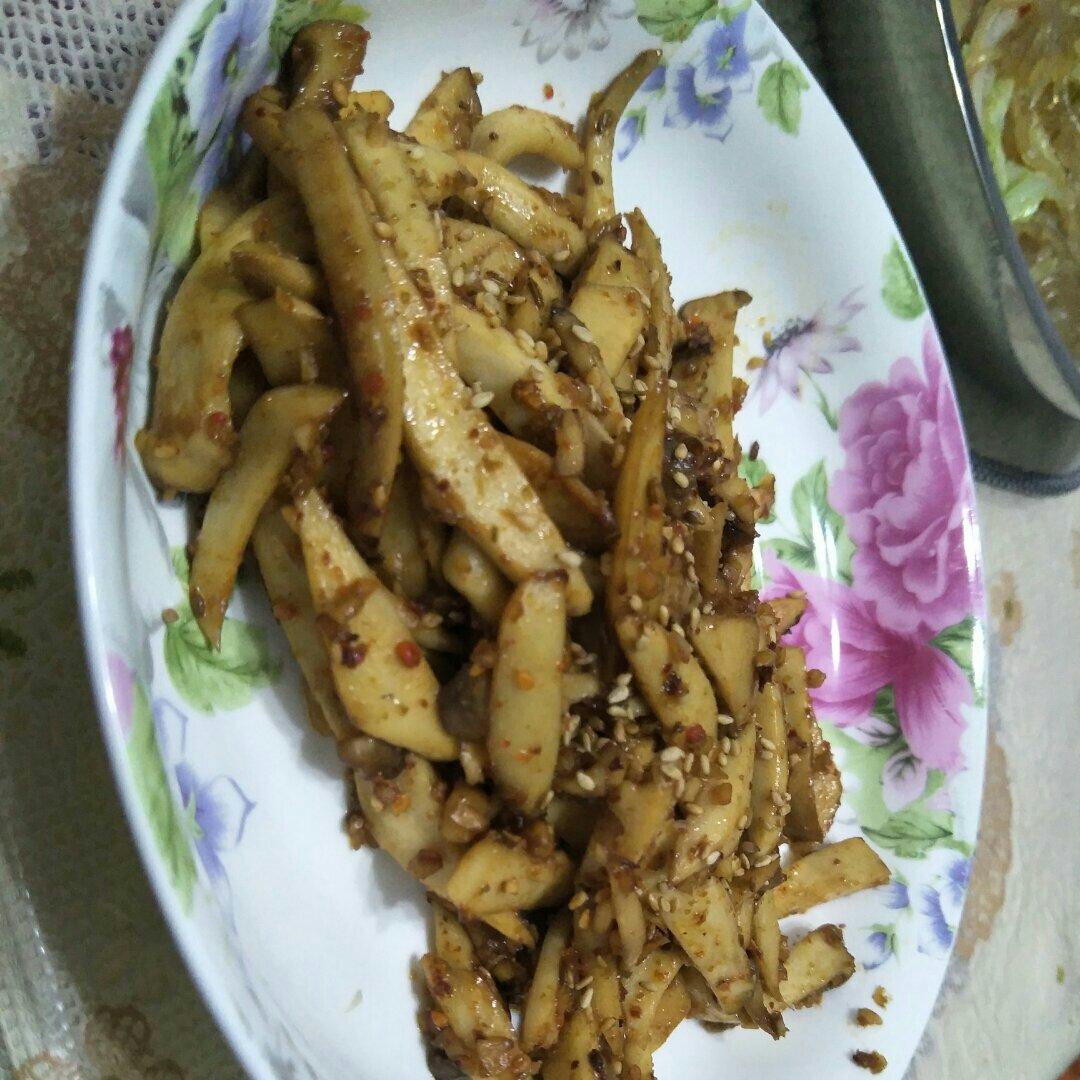 干煸手撕杏鲍菇