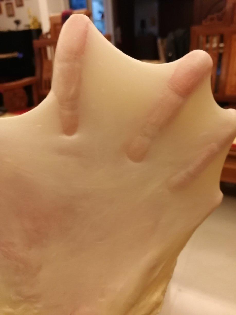 面包机都能揉出手套膜（不用剪刀，面包机出膜最详细指导）