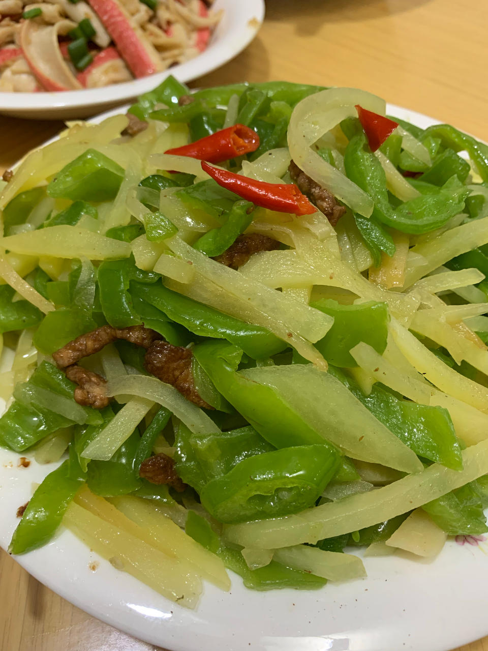 青椒土豆丝