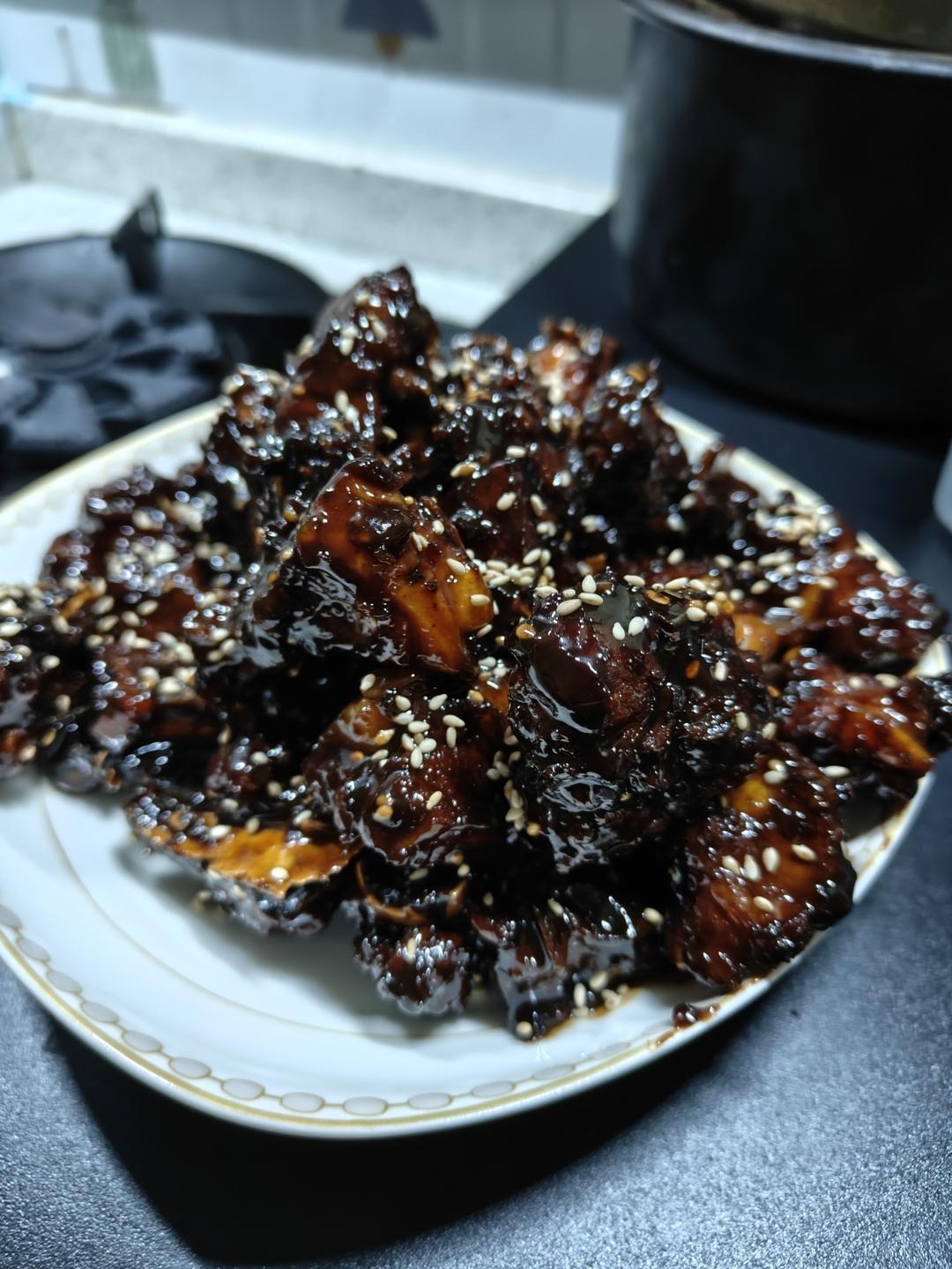 糖醋排骨/糖醋小排（不放油）（12345口诀做出正宗上海本帮）