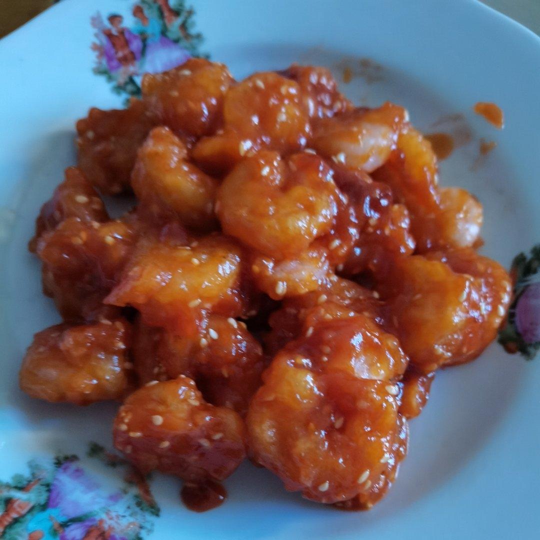 小陆馋哭了的糖醋虾仁