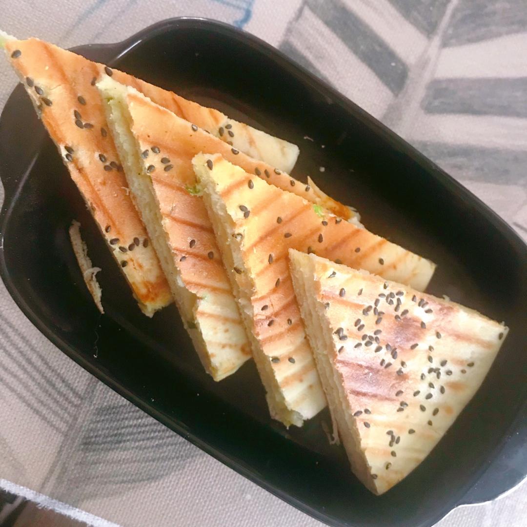 🇨🇳叠饼大法—九韭大饼&发面葱花千层饼(一次发酵)
