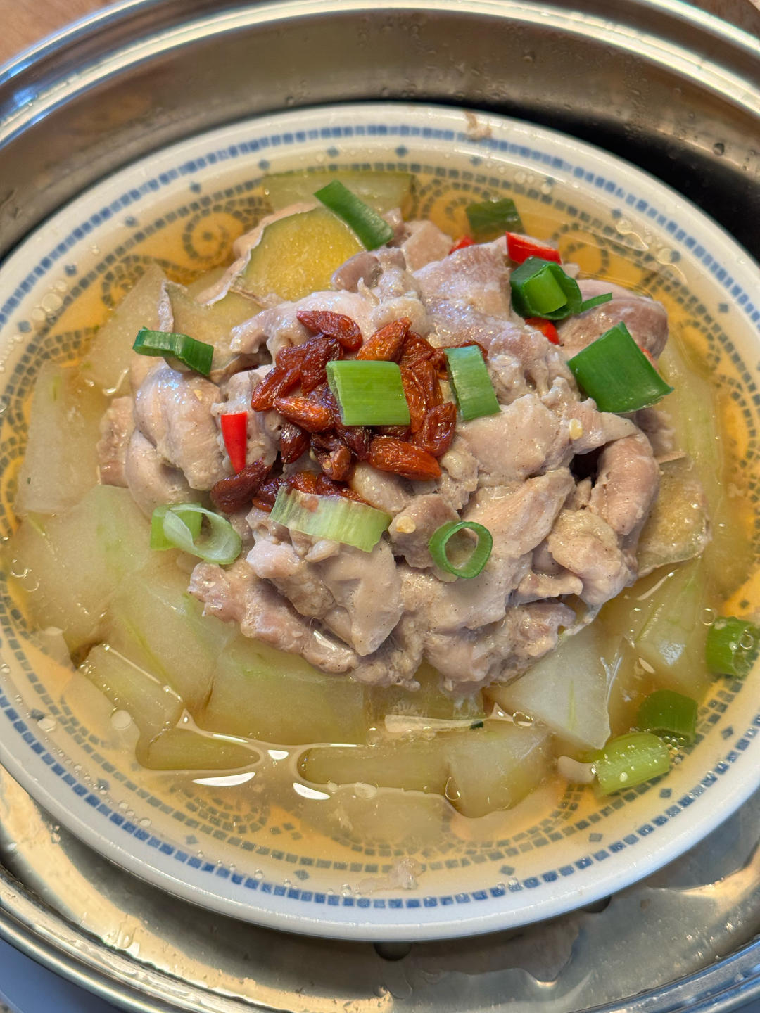 简单快手🈚油烟！冬瓜蒸鸡｜10道适合夏天的健康蒸菜