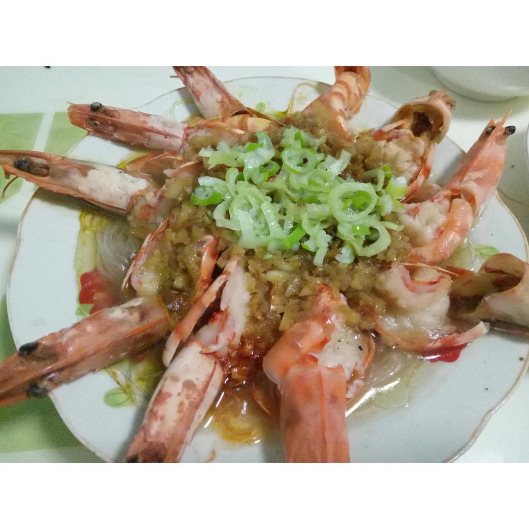 蒜蓉粉丝蒸虾