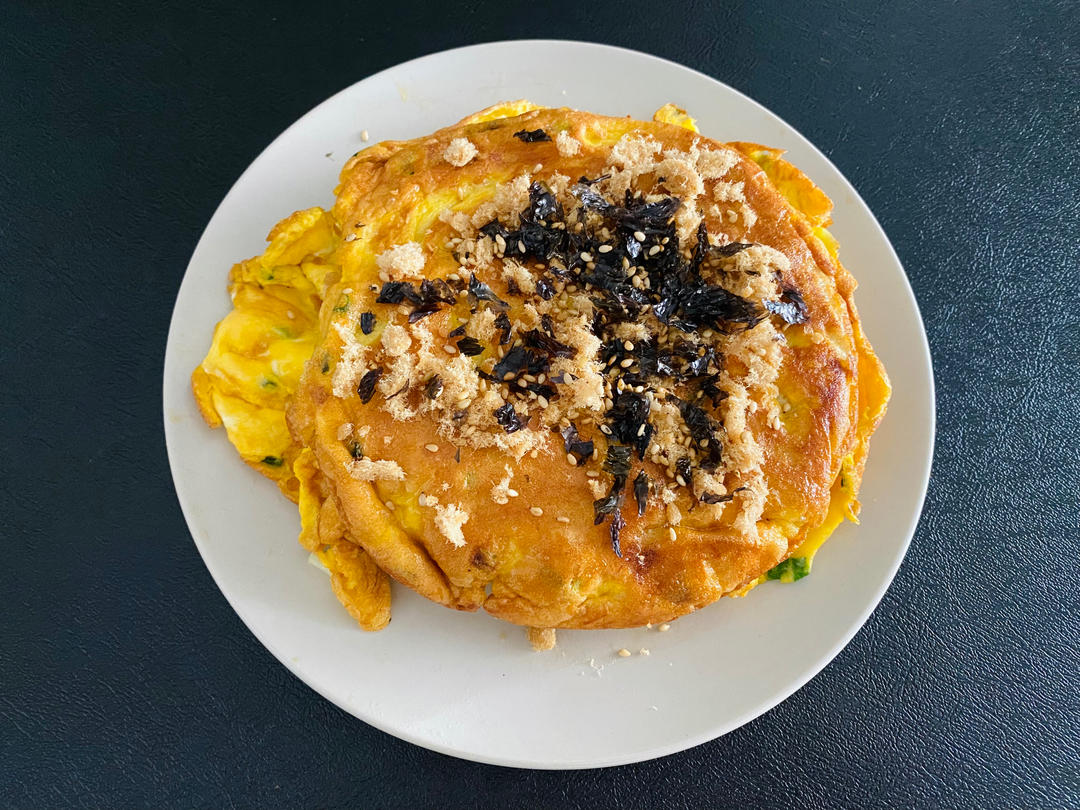 【鸡蛋包麻糍】台州小吃，香香糯糯能拉丝