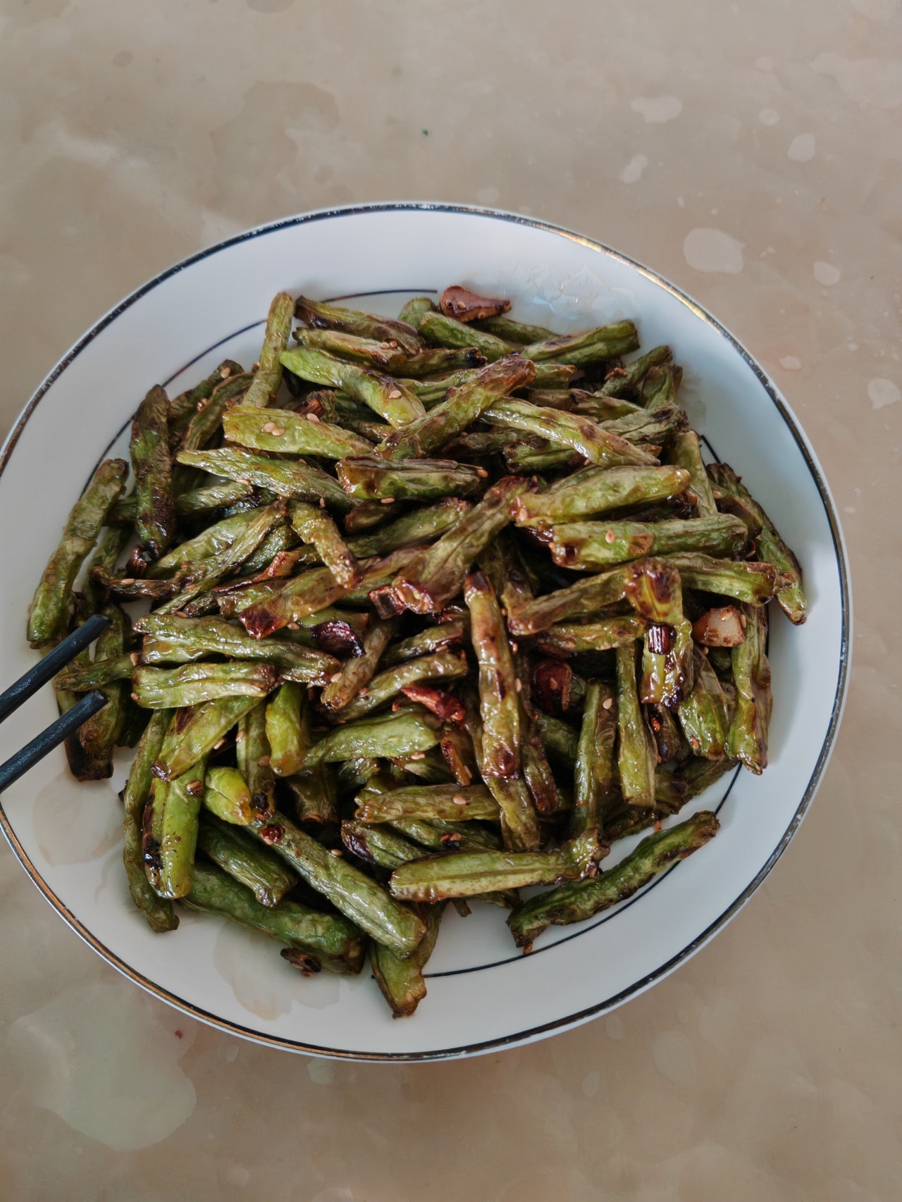 家常干煸豆角（麻辣口味）