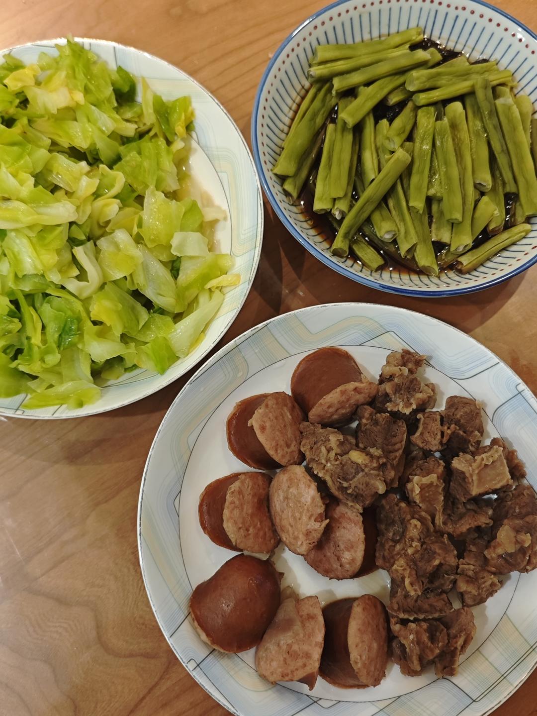家里的菜