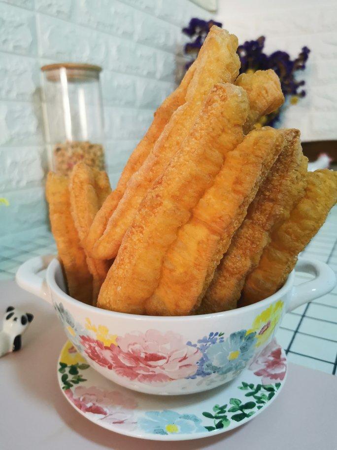 快手早餐～自制油条（酵母版，不含泡打粉、膨松剂）