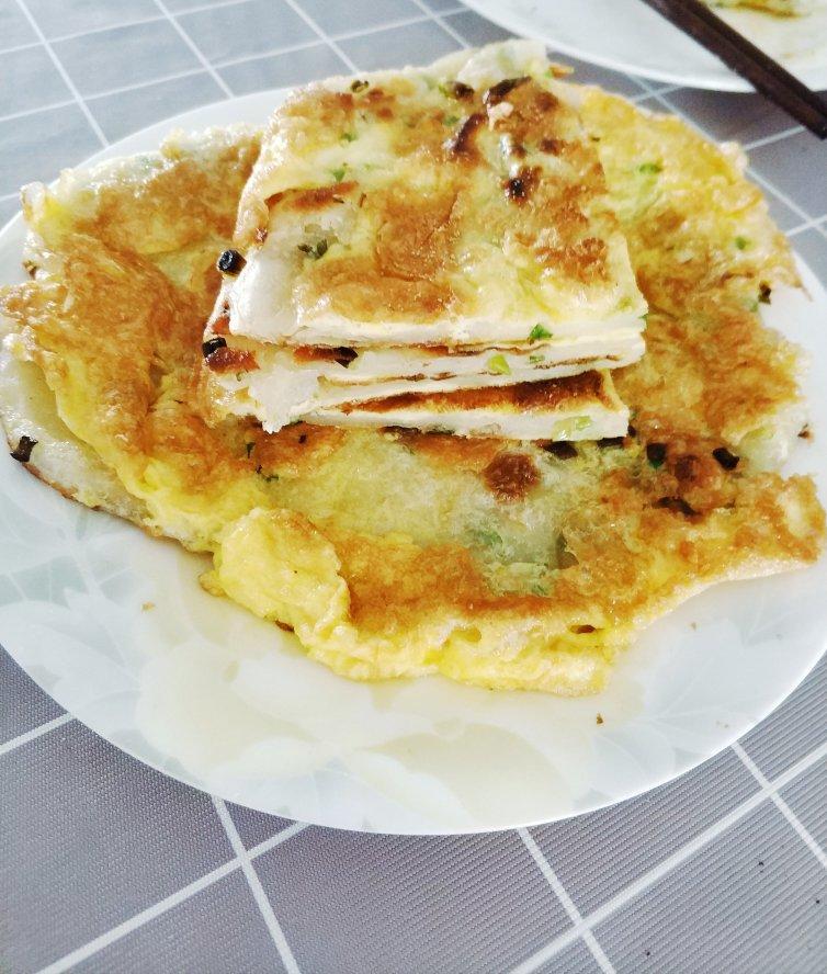 鸡蛋葱油饼                  （更新饼坯保存方法）