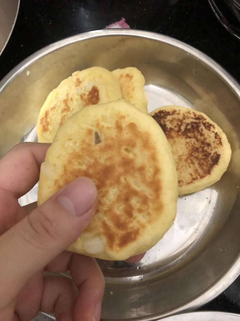 宝宝健脾胃松软山药小饼（九个月以上婴幼儿辅食）全程不加一滴水