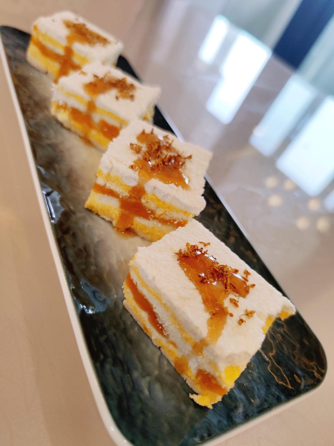 重阳糕？松糕？米糕？快手糯米粉+粘米粉的无名糕点