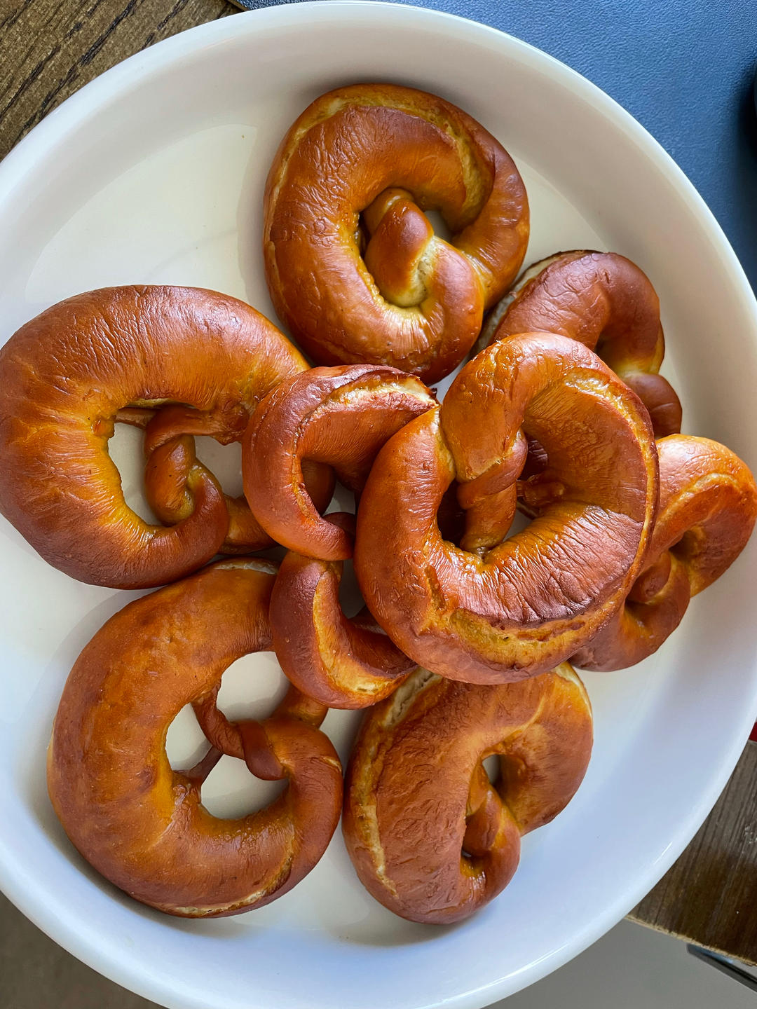 Brezn Breze Brezel 德国碱水面包 面包机+烤箱 家庭版 隔夜发酵