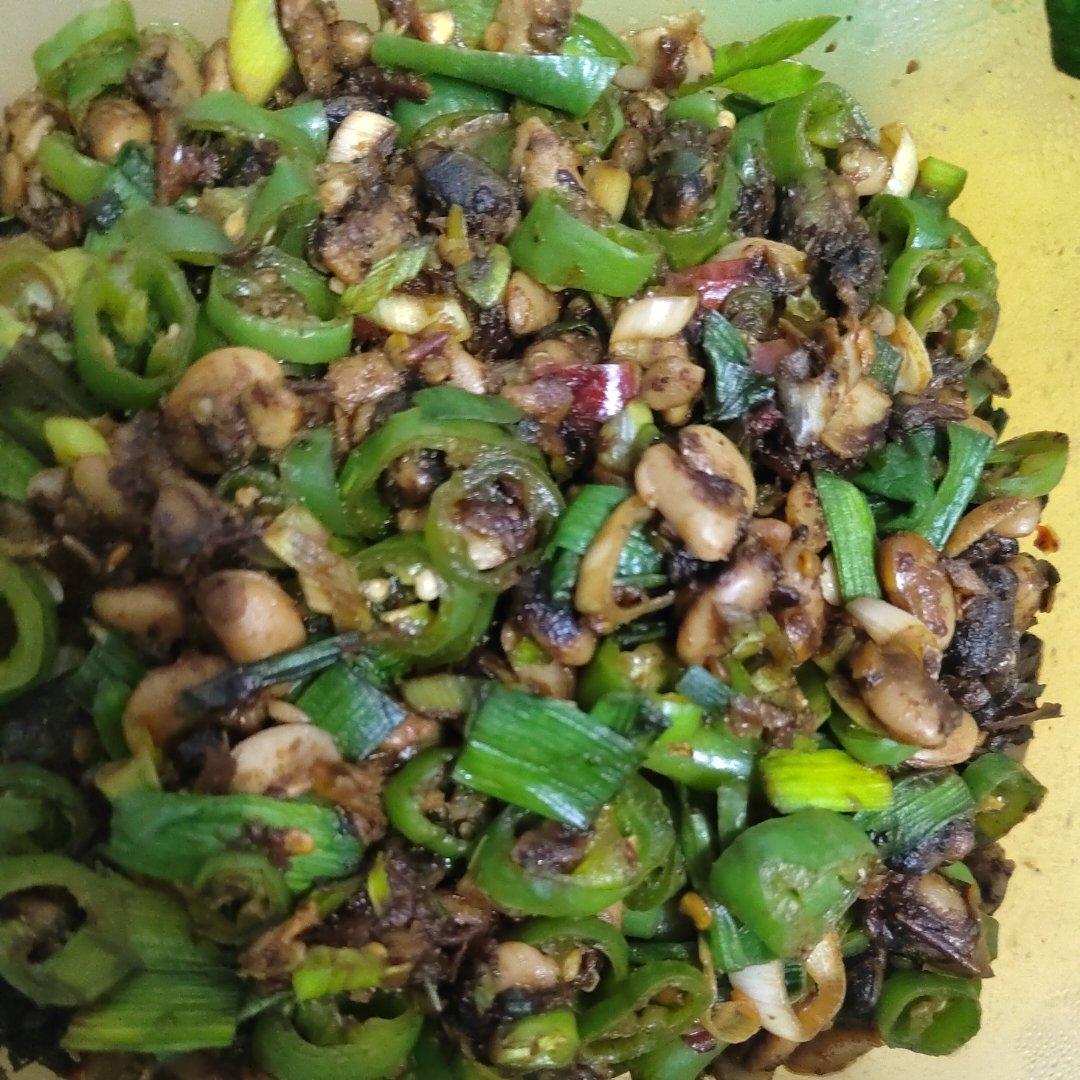 青椒炒腊八豆