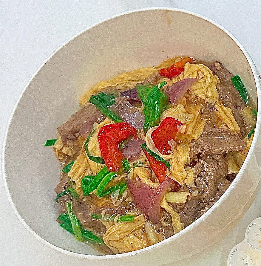 强强联手的腐竹焖牛肉