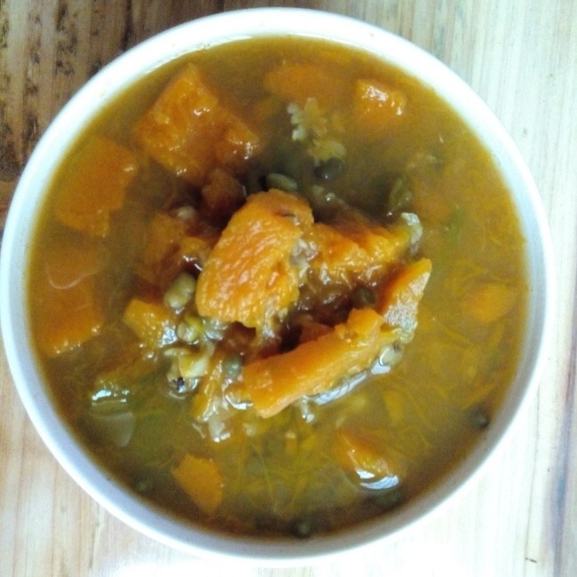 绿豆南瓜汤