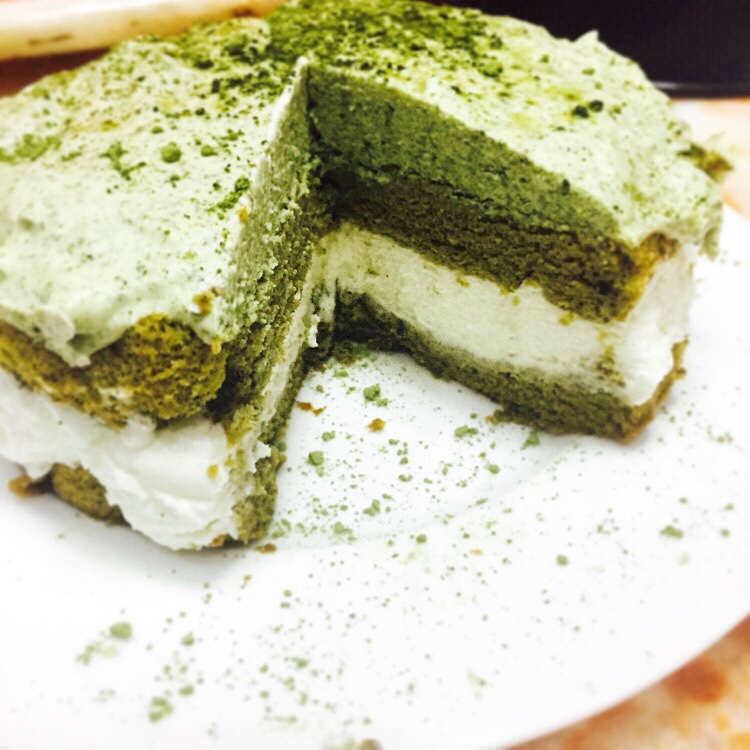 抹茶双享慕斯