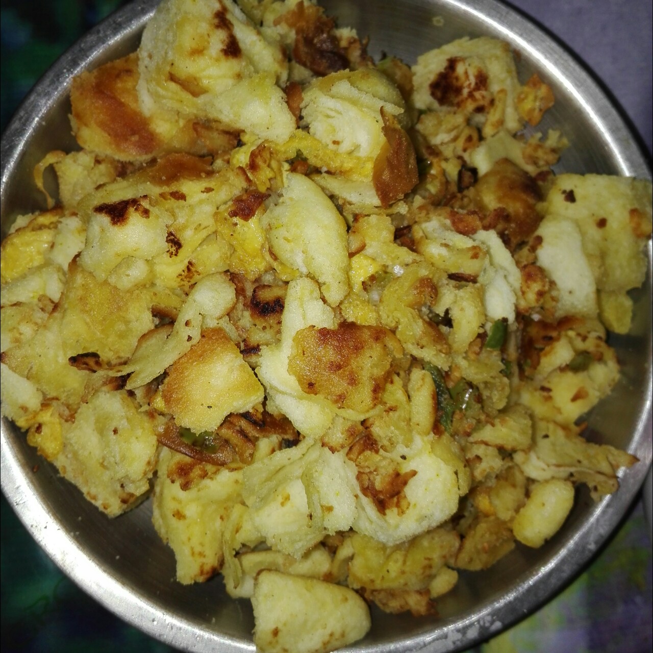 素炒烧饼