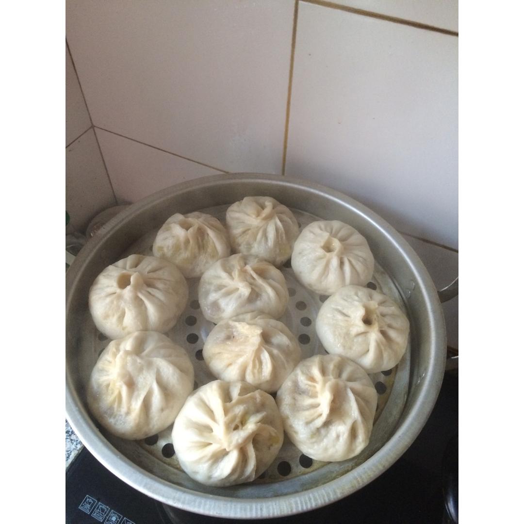 家庭手工肉馅大包子