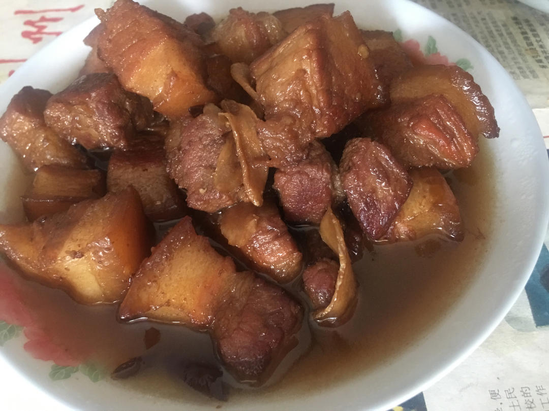 不焯水不放油的家常红烧肉