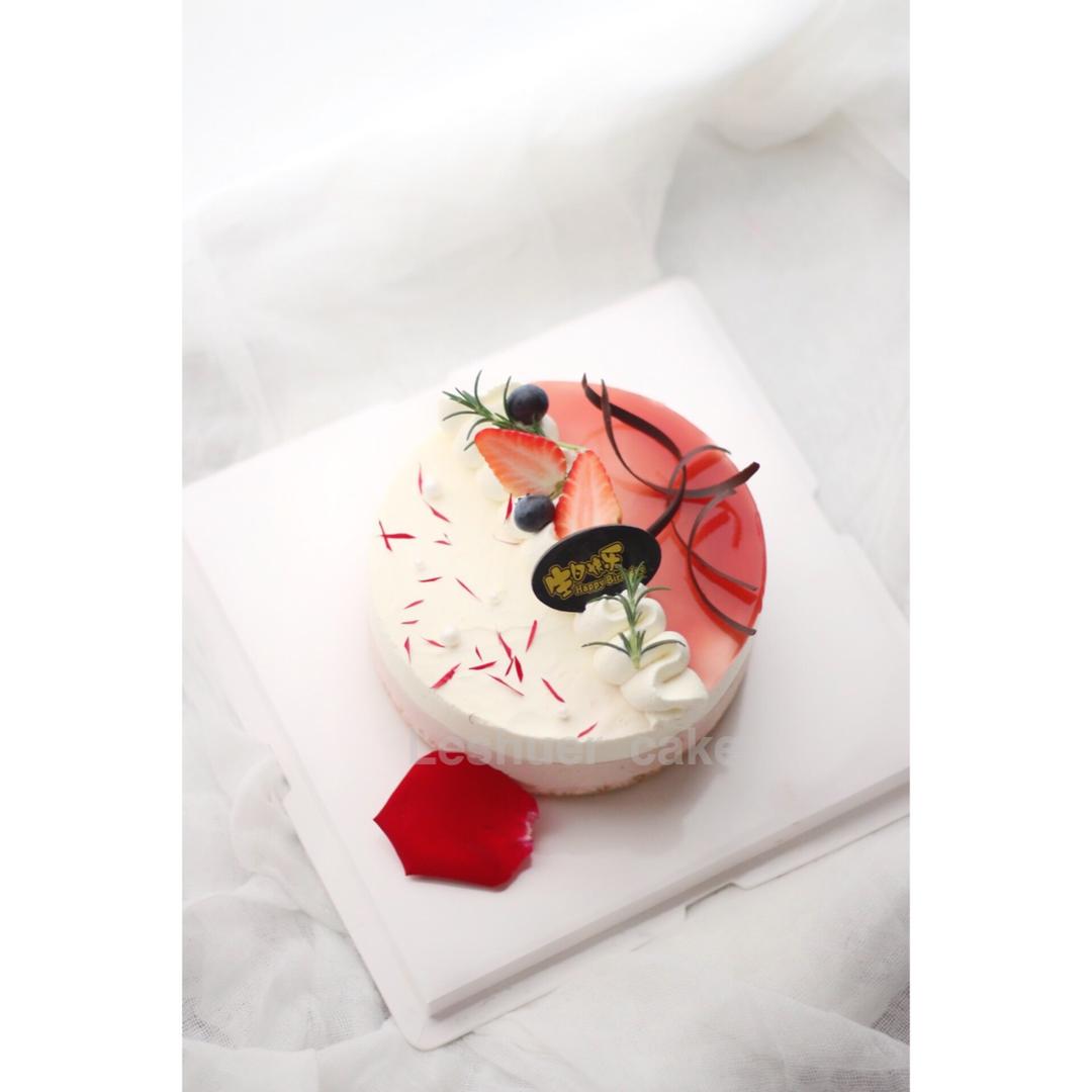 双色慕斯~圣安娜花嘴装饰Idea2~