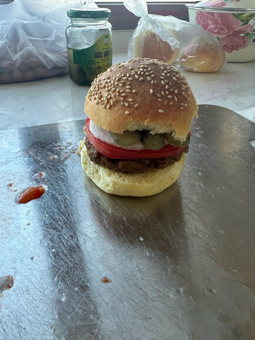 超详细汉堡牛肉饼｜附自制汉堡搭配#Healthymeals#减脂必撸16